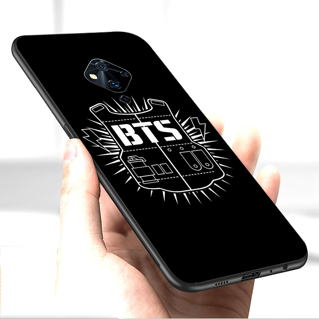 Ốp điện thoại silicon mềm họa tiết BTS Fake Love cho iPhone 12 Mini 11 Max Pro SE 2020 XR