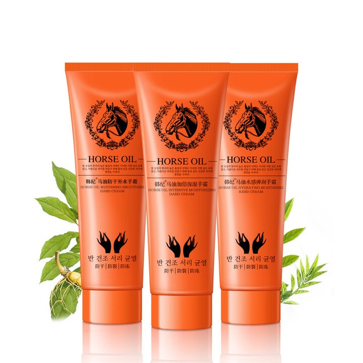 Kem tinh dầu ngựa dưỡng ẩm làm trắng da tay chống lão hóa 90g KDN65