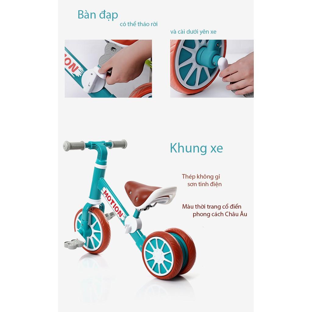 FREE SHIP !!! Xe chòi chân kết hợp xe đạp Motion màu đỏ