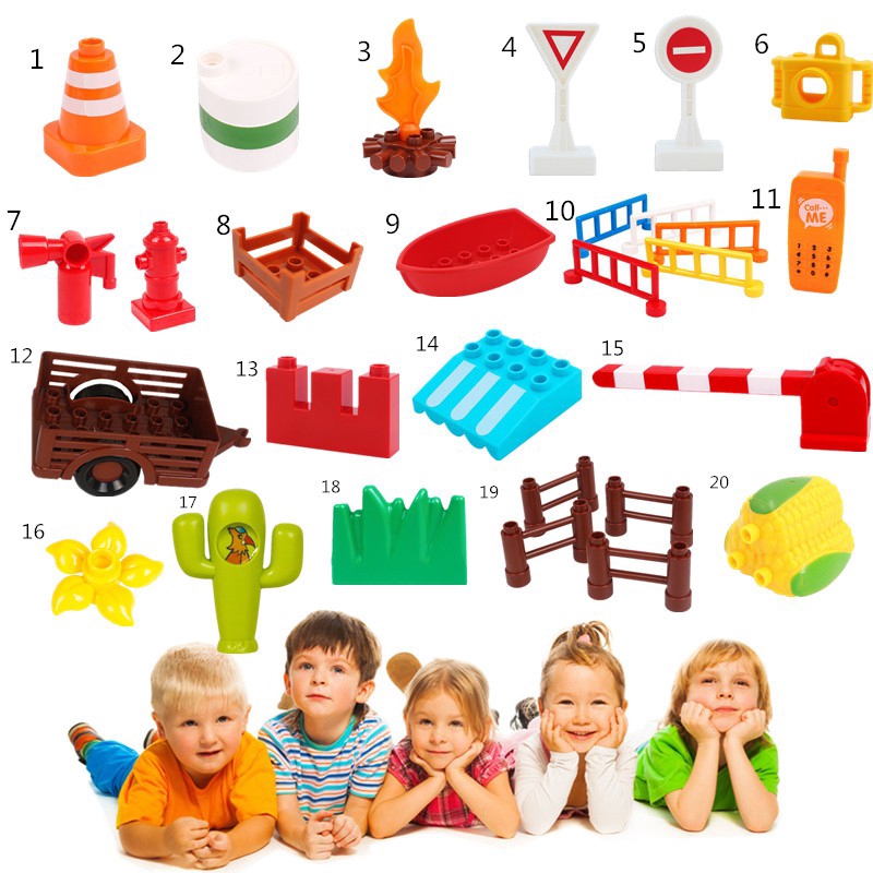 [Mã LIFETOYS1 giảm 30K đơn 99K] Đồ Chơi Mô Hình Lắp Ráp GOROCK Duplo Sáng Tạo Vui Nhộn Cao Cấp Dành Cho Bé