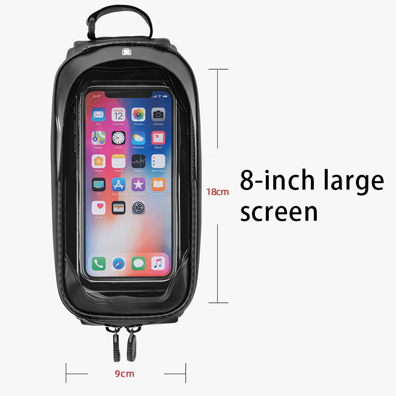 Pu Túi Đựng Đồ Dùng 6.4 Inch Treo Sườn Xe Đạp Tiện Dụng