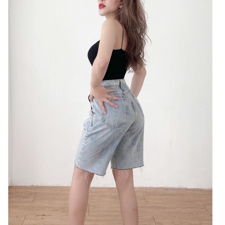 Quần Short jean nữ chất bò trơn mềm xinh xắn | BigBuy360 - bigbuy360.vn