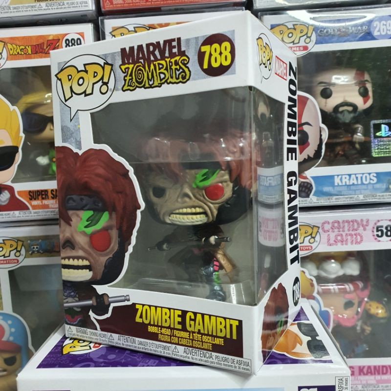 Đồ chơi mô hình funko pop 788 Zombie Gambit - Marvel