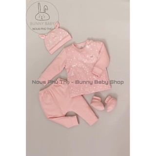 Bộ cài vai dài Cáo hồng đào Nous