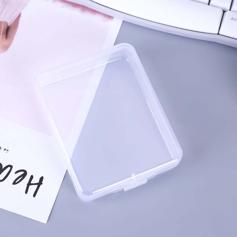Hộp đựng khẩu trang trong suốt chống bụi tiện dụng