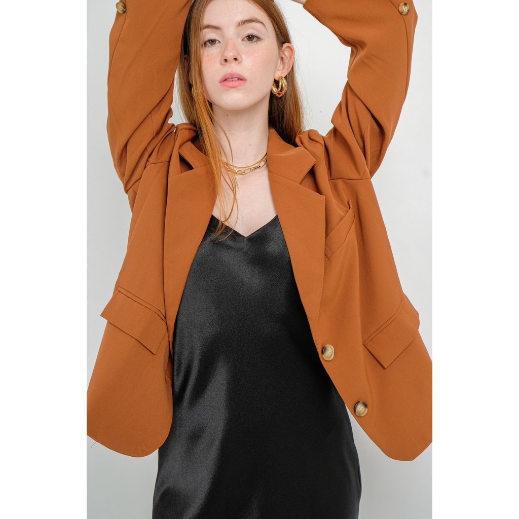 Áo Blazer Nữ Basic Double Pochets Vest | HQ0655 | Lana Official