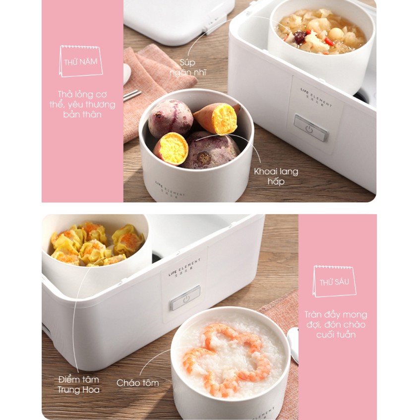 Hộp hâm nóng cơm di động mini Japan - Giá siêu hấp dẫn