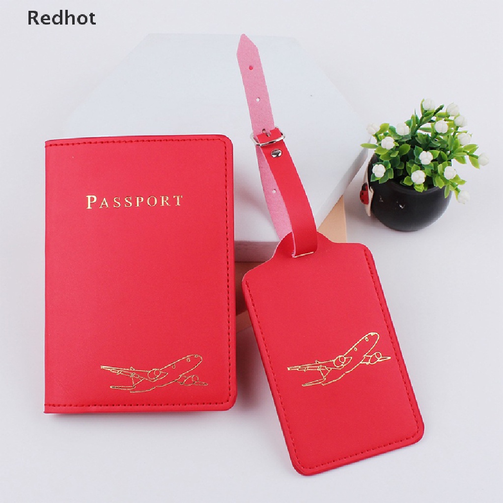 &lt; Redhot &gt; Vỏ Bọc Hộ Chiếu Du Lịch Đám Cưới Cho Cặp Đôi