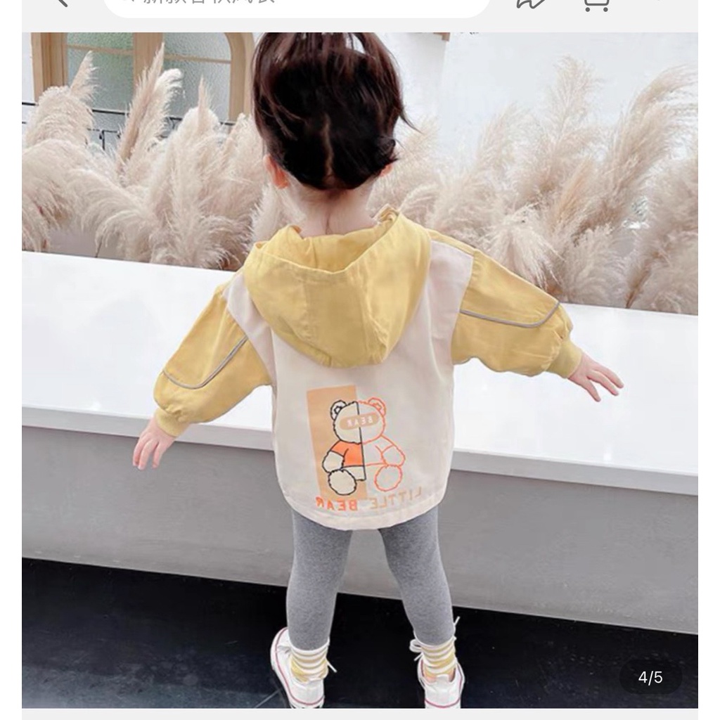 Áo chắn gió Bipu chất liệu kaki chắn gió tốt, mặt vải mịn đẹp