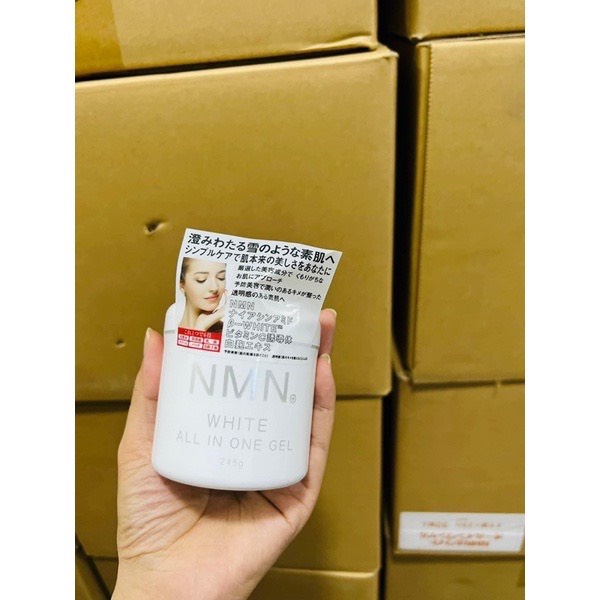 Kem Dưỡng Trắng Da NMN White All In One Gel Nhật Bản Cấp Ẩm - Phục Hồi Da 245g - DUXBO