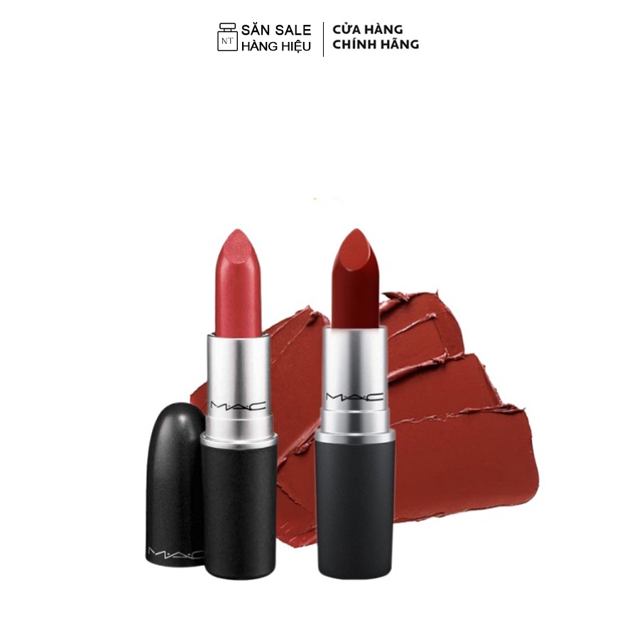 Son mac classic chili, ruby woo, marrakesh