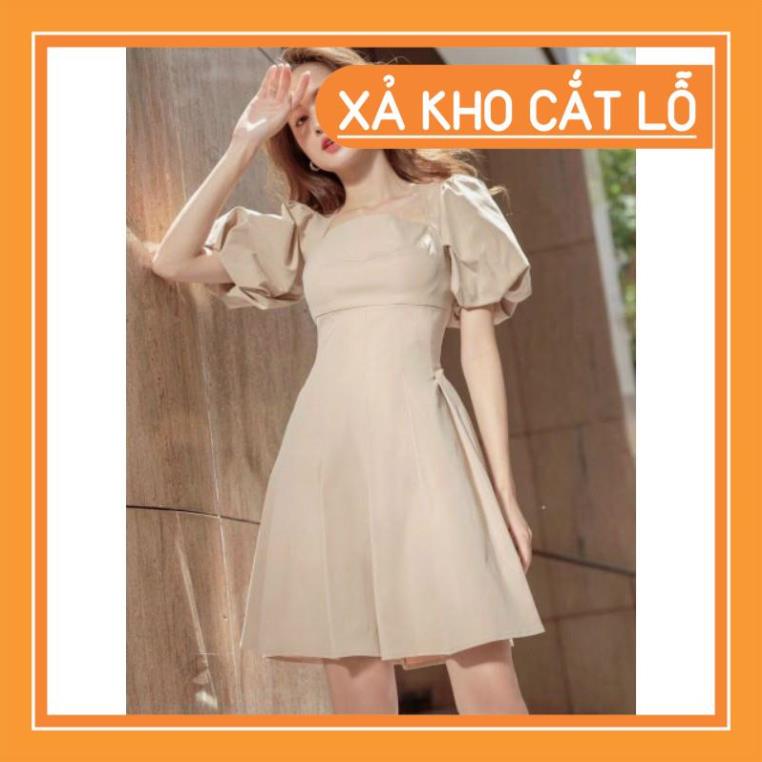 [Quần Áo Hot] Đầm dạo phố cổ vuông tay phồng chít eo Jada Dress | BigBuy360 - bigbuy360.vn