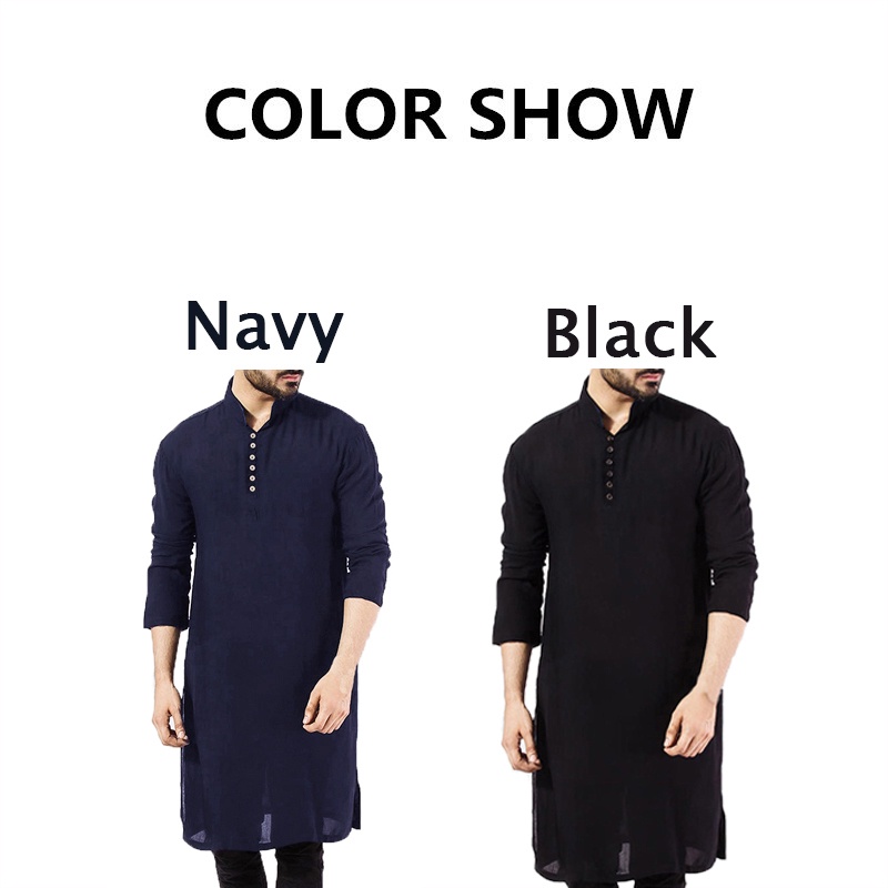 Áo Sơ Mi Mặc Ngoài Incerun Nam Tay Dài Phối Nút Thời Trang