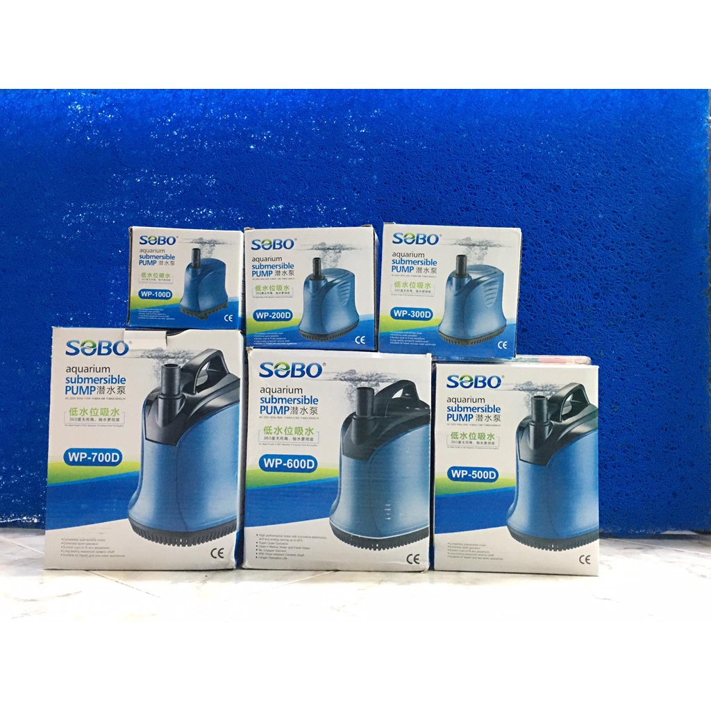 Máy Bơm Chìm Hút Đáy Cho Bể Cá 360độ SoBo {WP-600D/700D}