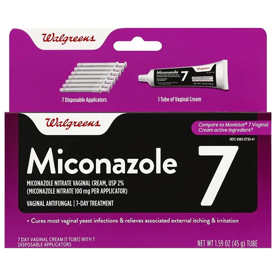 [DATE 4/2022] Walgreens Miconazole 7 Vaginal Antifungal Cream