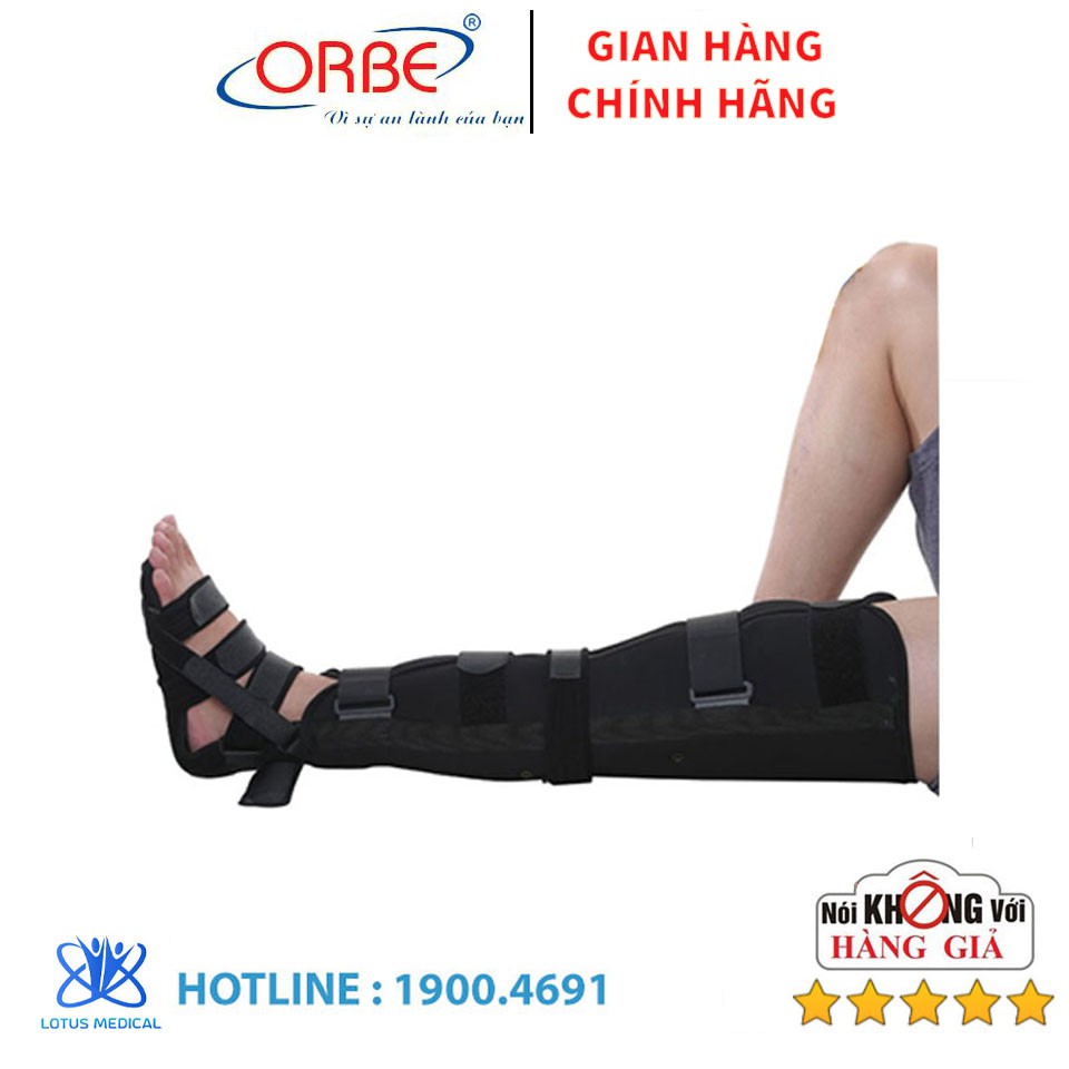 Nẹp chân ORBE H1 - chấn thương khớp và quanh khớp gối.