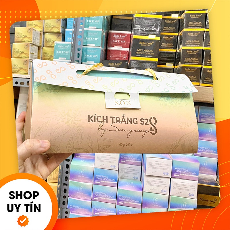 [Chính hãng] Combo kem kích trắng tam sắc S2 SON - Mỹ phẩm S.O.N - 8938532048034