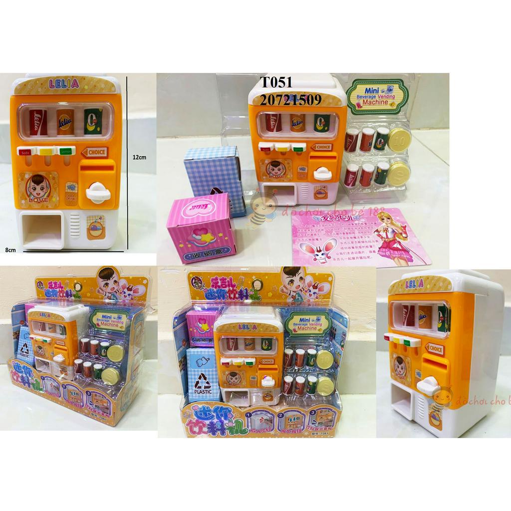 Đồ chơi máy bán nước tự động kèm máy tính tiền (18 chi tiết₫