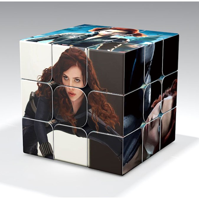 Rubik lắp ghép Marvel Black widown