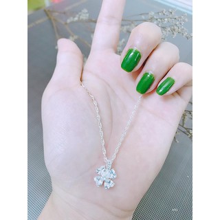 Dây chuyền bạc ta mặt cỏ 4 lá