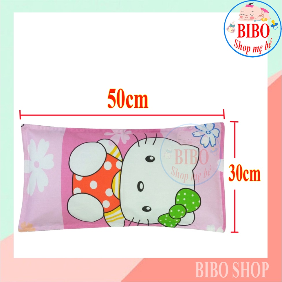 GỐI COTTON VẢI THẮNG LỢI CHO BÉ ĐI HỌC (30x40CM) (30x50CM)