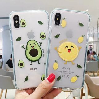 [HOT] Ốp Lưng Silicon iPhone Chanh & Bơ - Ốp Lưng iPhone