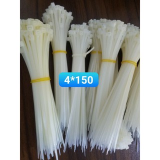 100 DÂY RÚT NHỰA TRẮNG 4*150 mm