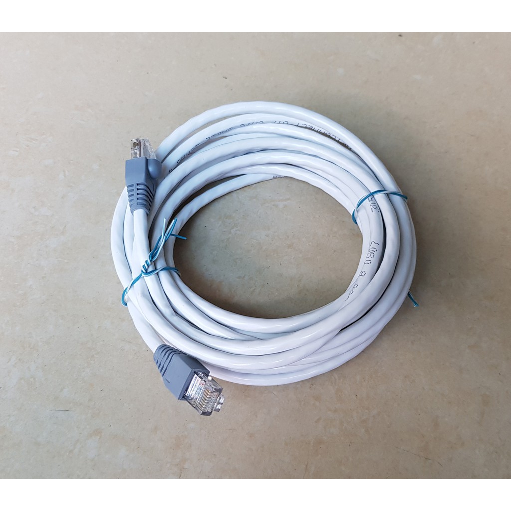Dây Mạng Cat6 Bấm Sẵn 2 Đầu dài 10m 15m 20m 25m 30m 35m 40m 45m 50m  - Cáp mạng, cáp lan, cáp internet