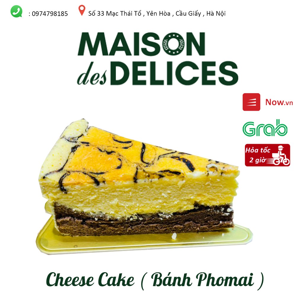 Bánh Phô Mai Cheese Cake ❤️ Bánh Kem Pháp ❤️ Freeship HN