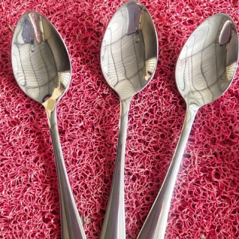 Muỗng stainless steel muỗng inox 304 dầy Trung  vs Lớn