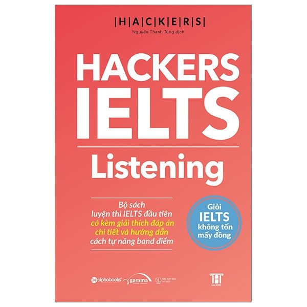 Sách-Hackers IELTS-Listening Tặng kèm Bookmark