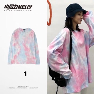 [Sẵn]Săn Sale Áo Nelly loang màu cực hot