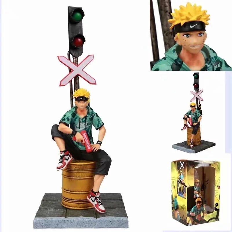 Mô hình nhân vật Naruto thời trang 31cm tỷ lệ 1/8 bằng PVC sinh động