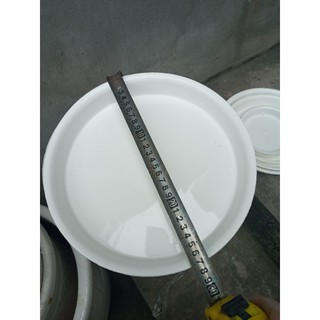 5 cái đĩa nhựa hứng nước dưới chậu phi 27cm mới về