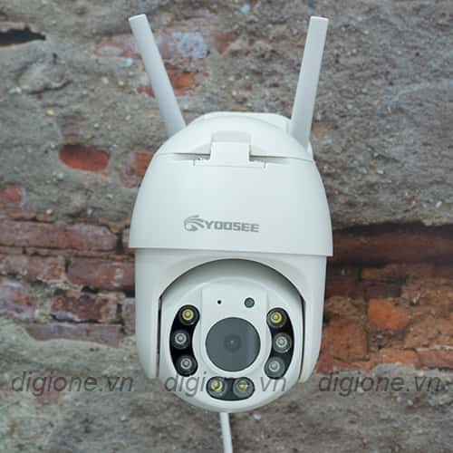 Camera wifi yoosee ngoài trời 360 độ x2000 chống nước full HD- 2.0mpx-Hồng ngoại quay đêm-Kèm thẻ 32GB