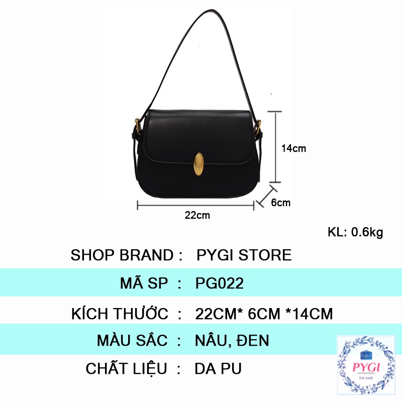 Túi Xách Nữ, Túi Đeo Chéo Nữ Công Sở Đẹp PYGI STORE Đi Làm Đi Chơi PG022