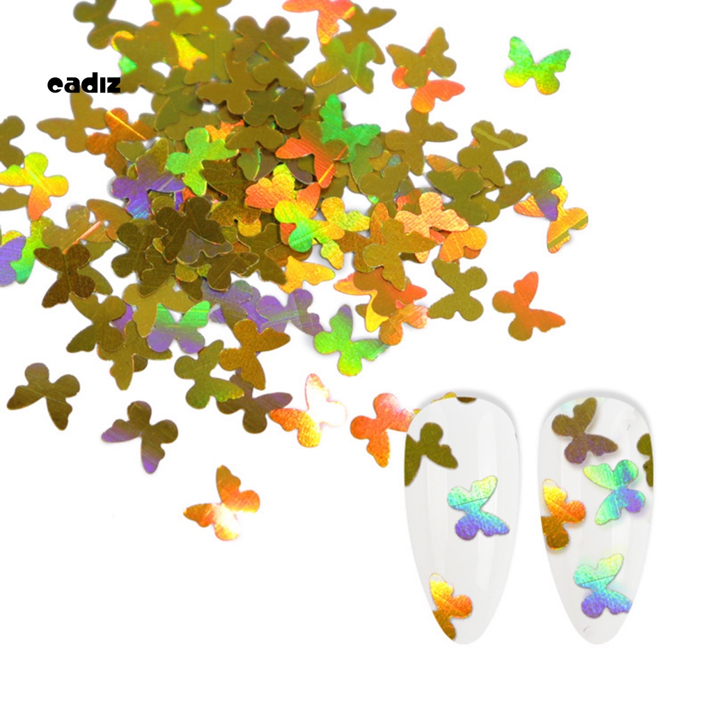 Phụ Kiện Trang Trí Móng Tay Hình Bươm Bướm Dễ Thương Bắt Mắt