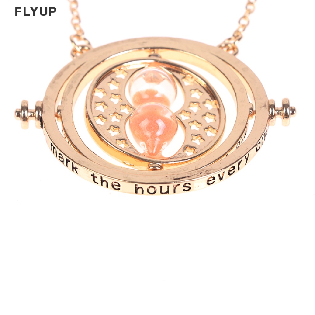 Vòng cổ Mặt Đồng Hồ Cát 3D Phong Cách Harry Potter