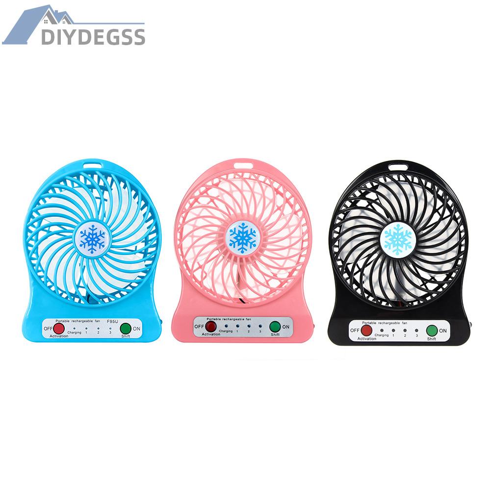 Quạt điều hòa không khí mini sạc USB để bàn DIY