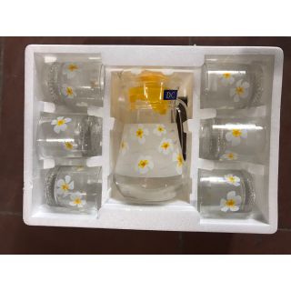BỘ BÌNH LY THỦY TINH 7 MÓN UNION GLASS UG-350