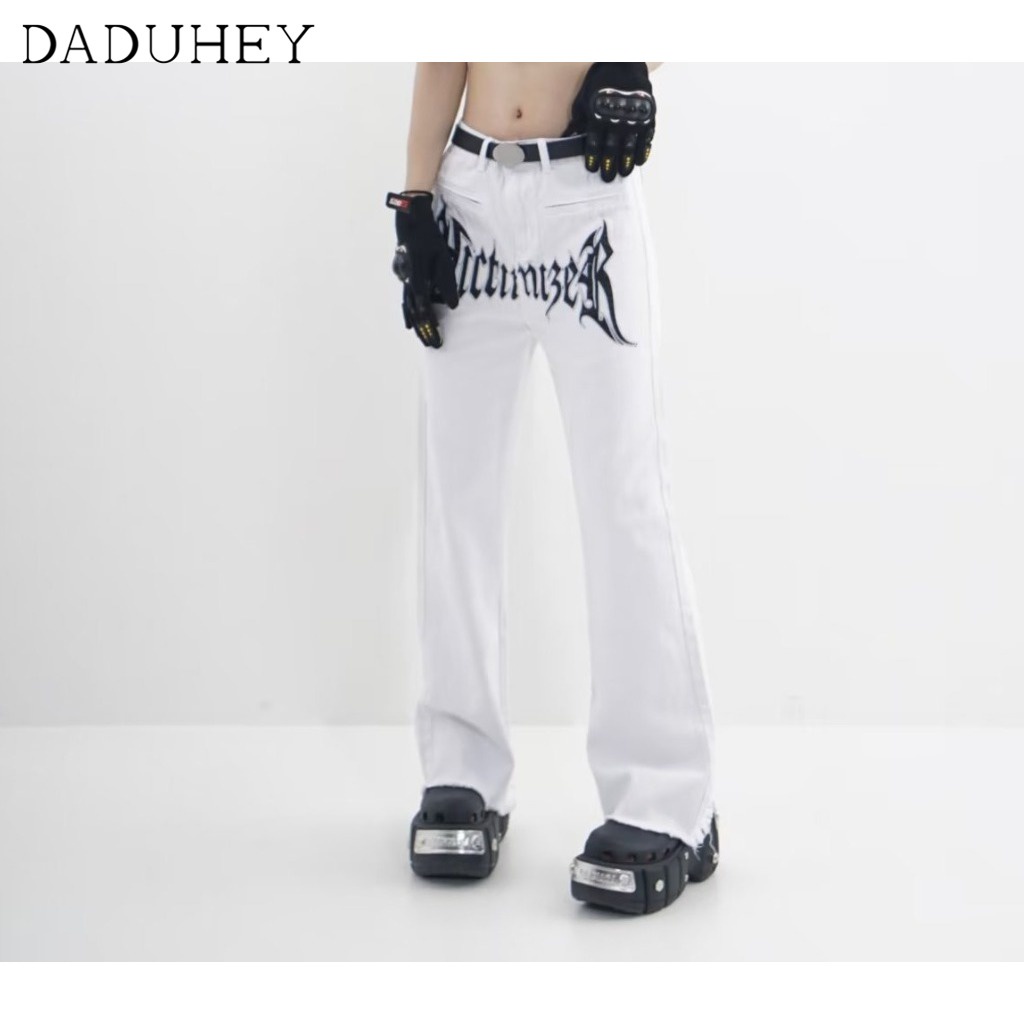 DaDuHey American Hiphop Wide Leg Skinny Loose Jeans Baby Boy and Girl Summer Trendy Fashion Embroidered Slacks