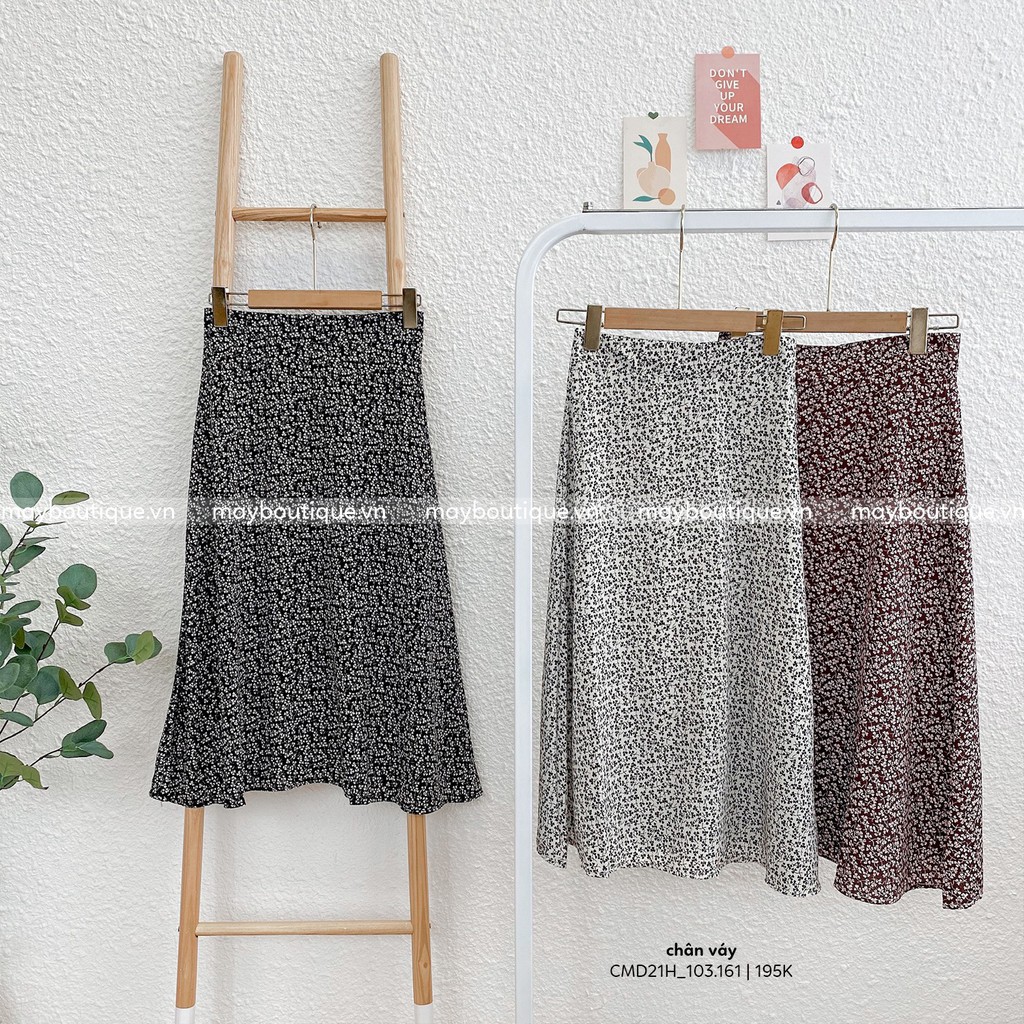 Chân váy midi hoa nhí #2203 - CMD21H_103.161
