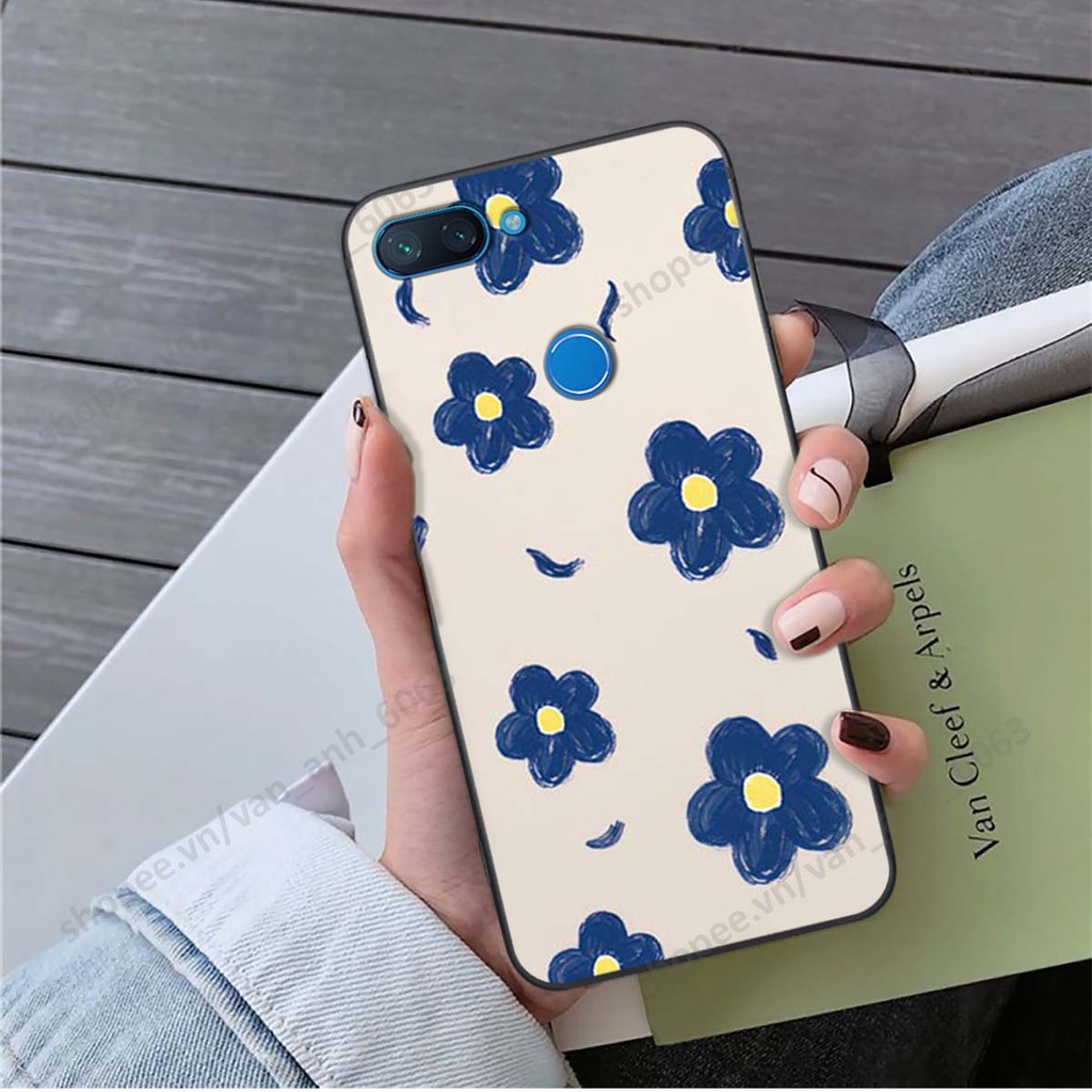 Ốp lưng Xiaomi Redmi Note 7 in hình hoa, gấu rich bear nghệ thuật, thời trang