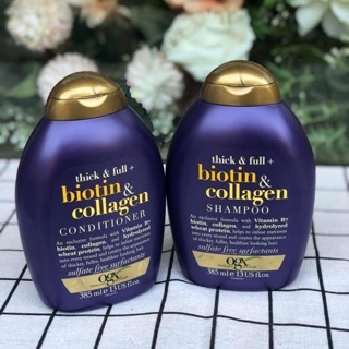 Cặp dầu gội và xả Biotin & Collagen Mỹ