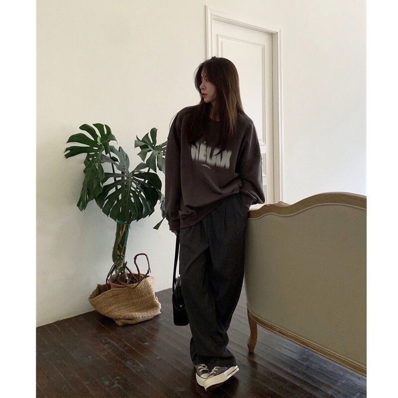 Áo swt chữ in Relax