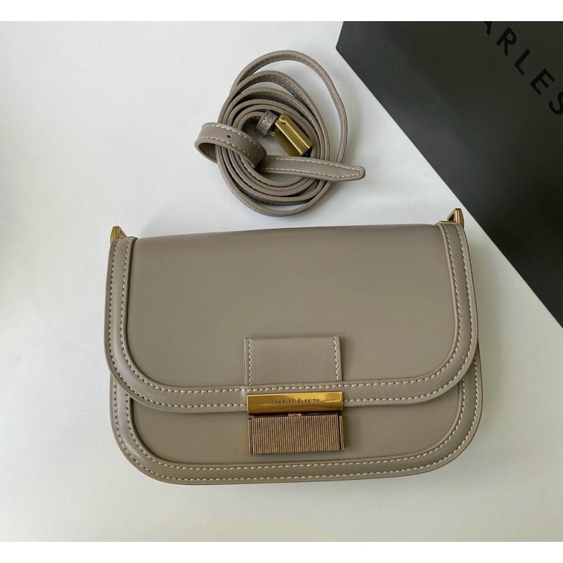 Túi xách nữ đeo chéo, đeo vai dáng bầu 2 ngăn  size 22 Full màu chuẩn hãng