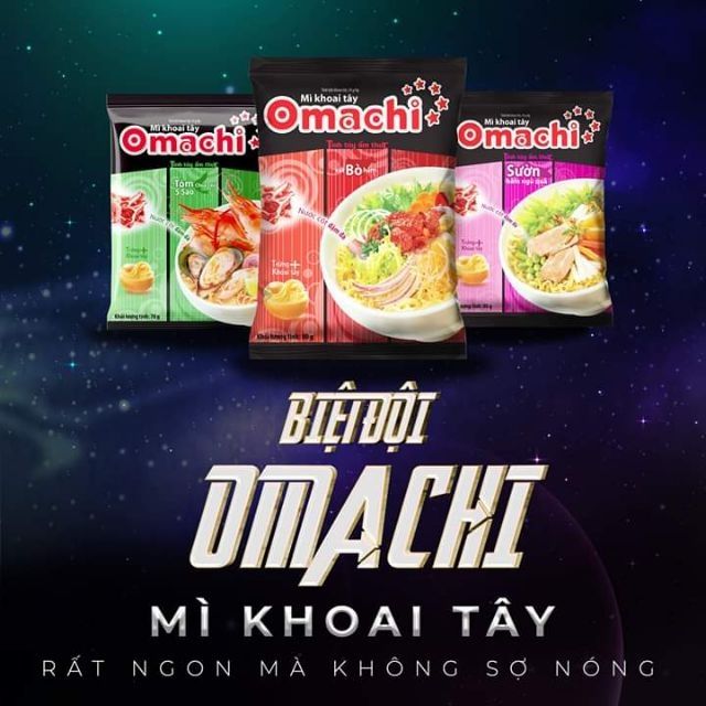 Mì omachi các vị