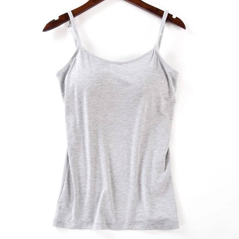 1 Áo Bra Tank Top Có Mút Mềm Mại Thời Trang Quyến Rũ Cho Nữ