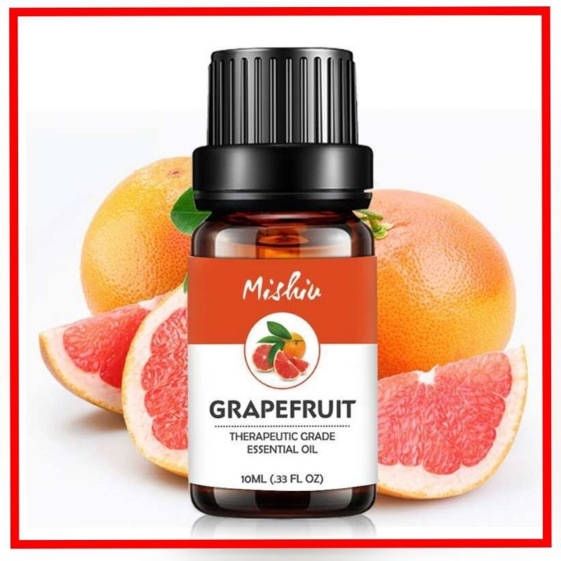 Tinh dầu Bưởi Grapefruit  Essential Oil, xuất sứ thiên nhiên không pha tạp chất, có giấy kiểm định COA