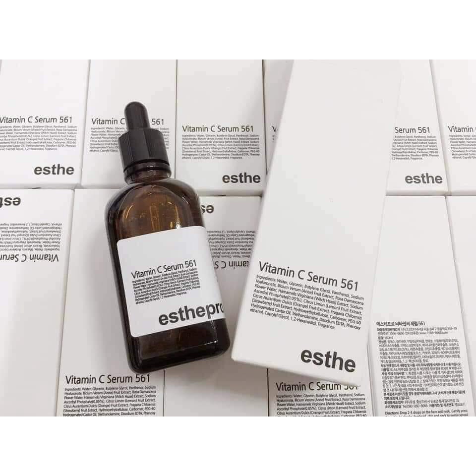 Serum Trắng Sáng Da Chống Lão Hóa Esthemax Vitamin C Serum 561 100ml Tinh Chất Dưỡng Da Esthepro Vitamin C